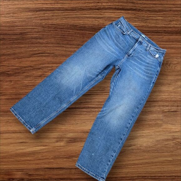 Old Navy Women's Boyfriend Jeans - Blue - Picture 1 of 7